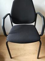 Bureau stoel  kleur zwart (degelijk/stevig), Zo goed als nieuw, Zwart, Ophalen
