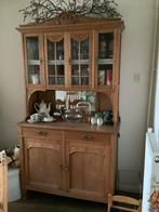 Eikenhouten kast met tafel (eiken) en 6 stoelen (eiken), Huis en Inrichting, Kasten | Buffetkasten, Ophalen, Gebruikt, 100 tot 150 cm