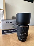 Nikon Tokina Macro 100 F2.8 lens, Audio, Tv en Foto, Gebruikt, Ophalen of Verzenden, Macrolens