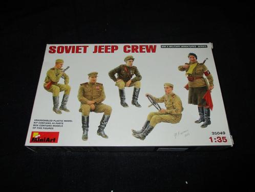 D-467,MINIART 1-35,NO,35049,Soviet Jeep Crew, Hobby en Vrije tijd, Modelbouw | Figuren en Diorama's, Nieuw, Verzenden