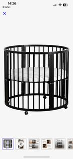 Ronde zwarte box, Kinderen en Baby's, Boxen, Ophalen, Zo goed als nieuw, Rond