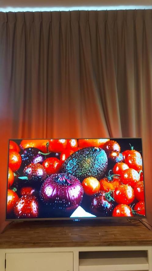 Philips smart-tv Ambilight 55 inch 4K 55pus7101, Audio, Tv en Foto, Televisies, Zo goed als nieuw, LED, 100 cm of meer, 4k (UHD)