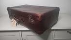 K608 VULCAN FIBRE vintage jaren 40 koffer bruin 64x39x19, Sieraden, Tassen en Uiterlijk, Koffers, 60 tot 70 cm, Overige materialen