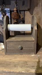 Driftwood keukenrolhouder met lade, Nvt, Nieuw, Gezellig, Breda