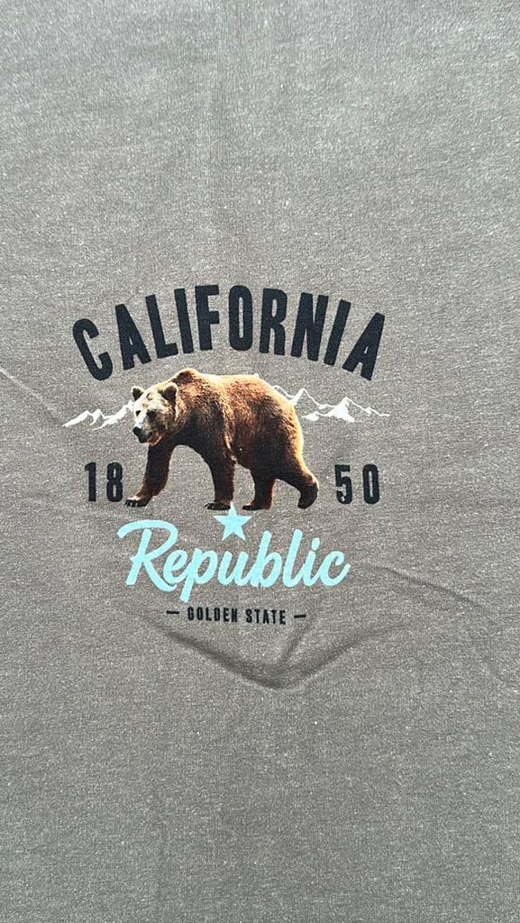 Beer California French Terry paneel, Hobby en Vrije tijd, Stoffen en Lappen, Zo goed als nieuw, Katoen, 120 cm of meer, 30 tot 200 cm