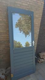 Hardhouten buitendeur, Doe-het-zelf en Verbouw, Deuren en Horren, Ophalen, Gebruikt, 80 tot 100 cm, Buitendeur