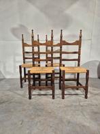 Vintage dudouyt stijl eetkamer stoelen, Ophalen