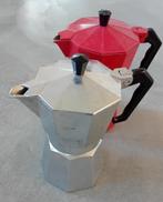 2 Italiaanse percolator koffiepotjes Junior Express, Ernesto, Huis en Inrichting, Gebruikt, Ophalen of Verzenden