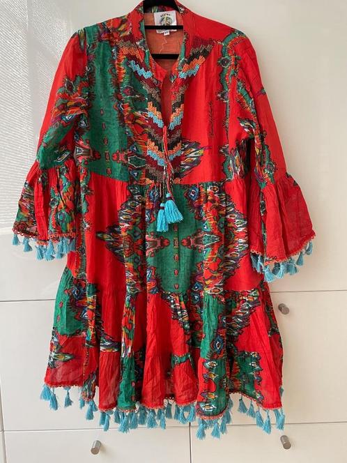 Prachtig jurkje Beatnik Phylosophy nieuwstaat M / L, Kleding | Dames, Jurken, Zo goed als nieuw, Maat 38/40 (M), Boven de knie