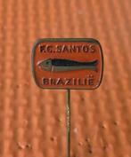Voetbalspeldje F.C Santos Brazilië, Ophalen of Verzenden, Zo goed als nieuw, Sport, Speldje of Pin
