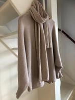 Ecru trui met sjaal - Sandra's Boetiek - M/L, Verzenden, Zo goed als nieuw, Maat 38/40 (M), Beige