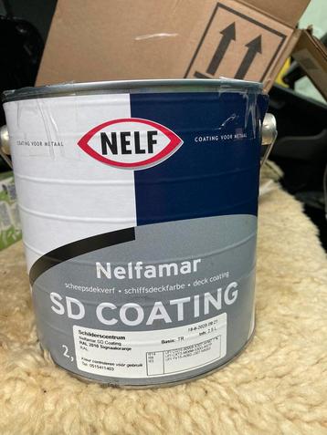 Verf oranje 2,5 liter beschikbaar voor biedingen