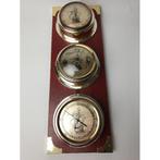 # Barostar - weerstation - Hout, messing, kunststof, Audio, Tv en Foto, Weerstations en Barometers, Ophalen, Gebruikt, Weerstation