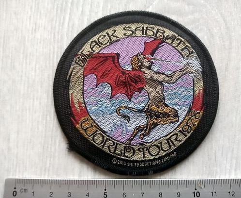 Black Sabbath officiele 2012 world tour 1978 patch 21, Verzamelen, Muziek, Artiesten en Beroemdheden, Nieuw, Kleding, Verzenden