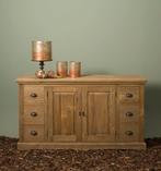 *10% KORTING* Dressoir Bologna Teak (Woonprogramma Bologna)1, Met deur(en), 150 tot 200 cm, Teakhout, Nieuw