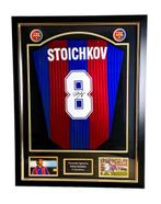 Hristo Stoichkov Gesigneerd Ingelijst Voetbalshirt FC Barcel, Nieuw, Shirt, Ophalen of Verzenden, Buitenlandse clubs