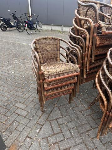 Aluminium terrasstoelen wicker terras stoelen stapelbaar