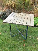 Lichtgewicht tuintafel 70x80, Ophalen, Gebruikt, Vierkant, Aluminium