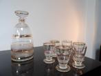 Art Deco Doyen hoge Likeurset, Antiek en Kunst, Antiek | Glas en Kristal, Ophalen of Verzenden