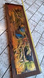 Kraanvogel emaille op koper, Nella Damsma, Antiek en Kunst, Ophalen