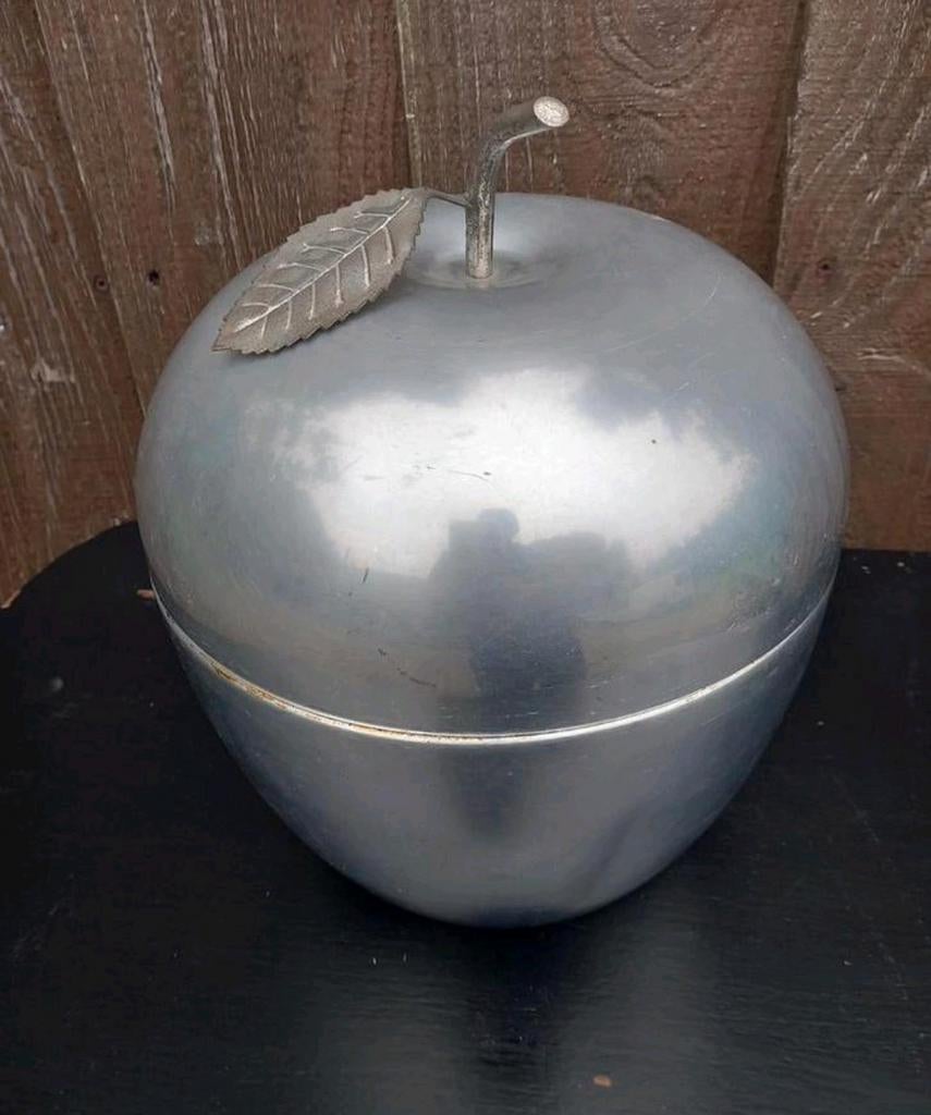 Vintage Aluminium Appel IJsemmer, Ophalen of Verzenden, Gebruikt