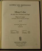 koorpartituur Messe C-Dur. op. 86. Ludwig von Beethoven, Ophalen of Verzenden, Zo goed als nieuw, Artiest of Componist, Zang