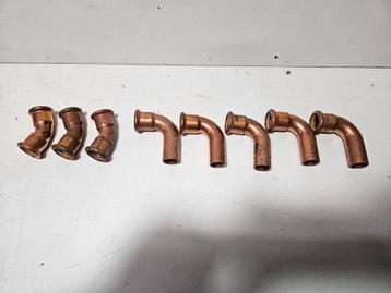 Koper knelkoppelingen voor gasleiding 22mm beschikbaar voor biedingen