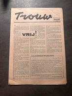 Trouw – Bevrijdingsnummer 1945– Originele Verzetskrant, Verzamelen, Militaria | Tweede Wereldoorlog, Ophalen of Verzenden, Overige soorten