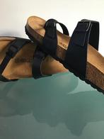 GRATIS VERZENDEN | BIRKENSTOCK Nieuwe zwarte slippers 41, Slippers, Verzenden, Zwart, Nieuw