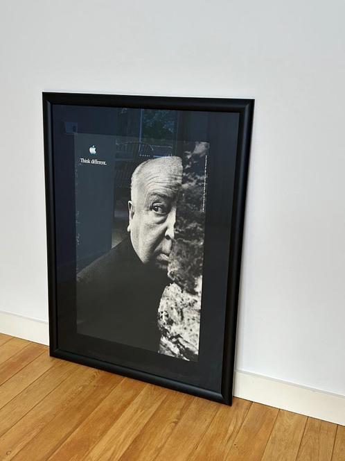Originele Alfred Hitchcock - Apple Think different affiche, Huis en Inrichting, Woonaccessoires | Schilderijen, Tekeningen en Foto's