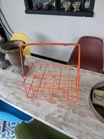 Flessen rek vintage draadstaal, Huis en Inrichting, Ophalen, Gebruikt