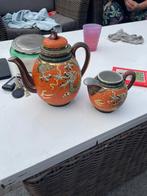 Japanse theepotje en melkkannetje, Ophalen of Verzenden