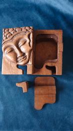 Mahoniehouten Urn Boeddha, Ophalen of Verzenden