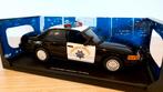 Ford Crown Victoria California Highway Patrol Motormax 1:18, Hobby en Vrije tijd, Ophalen of Verzenden, Nieuw, Auto, Overige merken