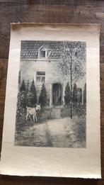 Oude litho, Ophalen of Verzenden