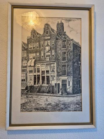 Schilderij - Amsterdam - PA de Zwart beschikbaar voor biedingen