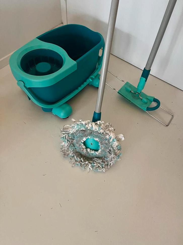 Leifheit Clean Twist Mop + Profi Vloerwisser XL, Huis en Inrichting, Schoonmaakartikelen, Mop of Dweil, Ophalen of Verzenden