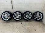 Mercedes C-Klasse 17 inch breedset winterset AMG, Ophalen, Gebruikt, Banden en Velgen, 17 inch