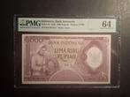 5000 rupiah Indonesië 1958 unc PMG 64, Ophalen of Verzenden, Zuidoost-Azië, Los biljet