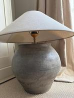 Kruiklamp lamp olijfpot landelijk sober linnen wabisabi chic, Huis en Inrichting, Lampen | Tafellampen, Ophalen, 50 tot 75 cm