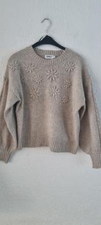 Only Trui - Maat S - Gemêleerd Beige met Bloemen, Only, Ophalen of Verzenden, Zo goed als nieuw, Maat 36 (S)