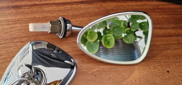 73 Chromen originele DAF oldtimer buitenspiegels, Auto-onderdelen, Spiegels, Nieuw, Ophalen of Verzenden