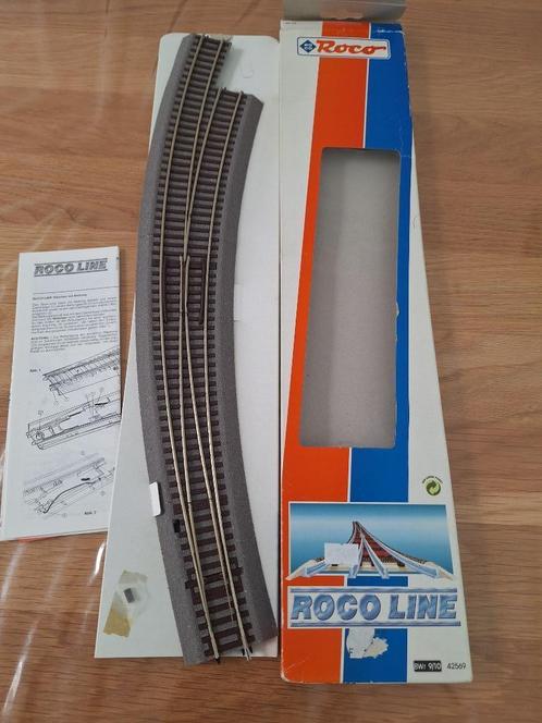 Roco line wissel rechts 42568, Hobby en Vrije tijd, Modeltreinen | H0, Zo goed als nieuw, Rails, Gelijkstroom, Roco, Ophalen