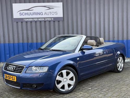 Audi A4 Cabriolet 2.4 V6 Pro Line automaat/lederen sportstoe, Auto's, Audi, Bedrijf, A4, ABS, Airbags, Airconditioning, Boordcomputer