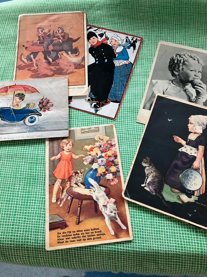 Oude Ansichtkaarten Jaren '40-'45 - Verzameling, Verzamelen, Ansichtkaarten | Nederland, Gelopen, 1940 tot 1960, Ophalen of Verzenden