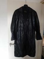 Leren lange damesjas (maat 42, tussenjas)!, Kleding | Dames, Jassen | Winter, Ophalen of Verzenden, Gedragen, Maat 42/44 (L), Zwart