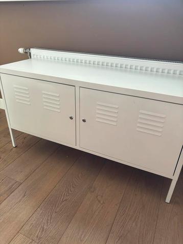 IKEA KAST PS Kast, wit, 119x63 cm beschikbaar voor biedingen
