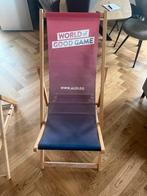 Vintage Strandstoel World of Good Game Aldi.gg Hout Doek Sto, Ophalen