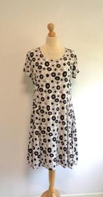 jurk Fos/viscose, Kleding | Dames, Jurken, Fos Amsterdam, Zwart, Maat 46/48 (XL) of groter, Ophalen of Verzenden