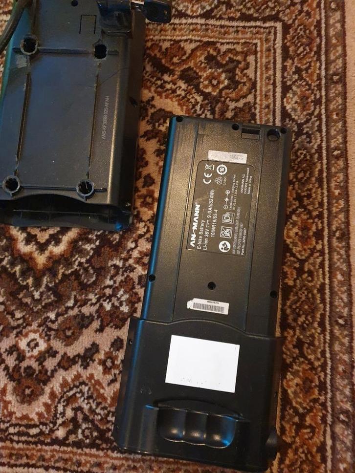 Goede Ansmann fietsaccu 36v 11.4Ah, Fietsen en Brommers, Fietsaccessoires | Fietsaccu's, Gebruikt, Ophalen of Verzenden